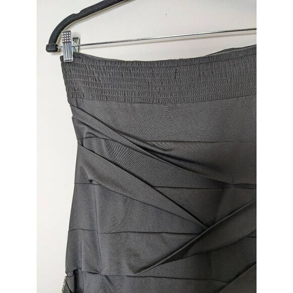 Nikibiki Strapless Bejeweled Black Mini Dress Small - Picture 8 of 13